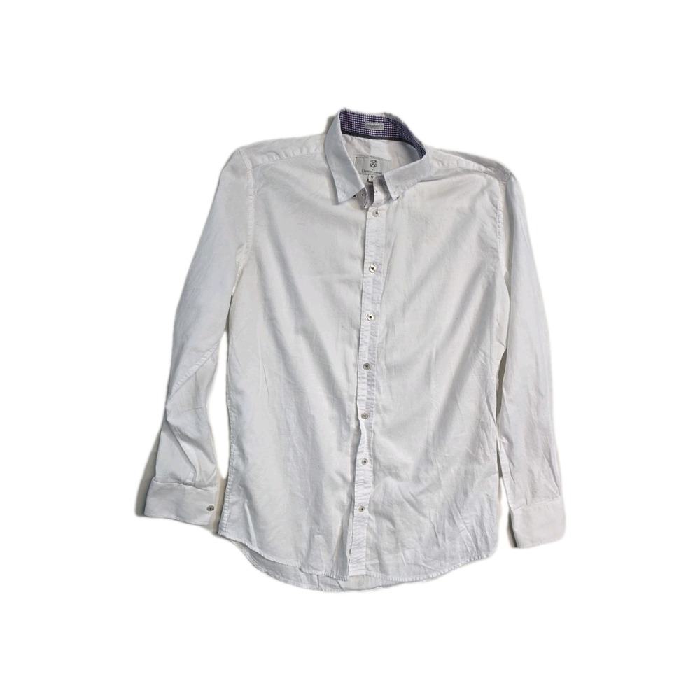 christian lacroix dress Shirt M White Contemporary Fit